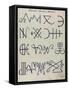 Cabbalistic Signs and Sigils, 18th Century-Science Source-Framed Stretched Canvas