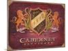 Cabernet Label-Angela Staehling-Mounted Art Print