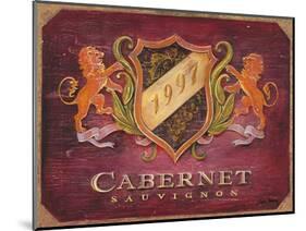 Cabernet Label-Angela Staehling-Mounted Art Print