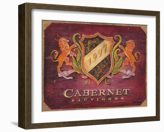 Cabernet Label-Angela Staehling-Framed Art Print