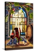 Cabernet Sauvingon (Image Only)-Lantern Press-Stretched Canvas