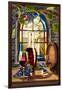 Cabernet Sauvingon (Image Only)-Lantern Press-Framed Art Print