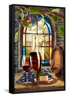 Cabernet Sauvingon-Lantern Press-Framed Stretched Canvas