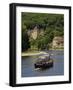 Caberre Boat on the River Dordogne, La Roque-Gageac, Dordogne, France, Europe-Peter Richardson-Framed Photographic Print