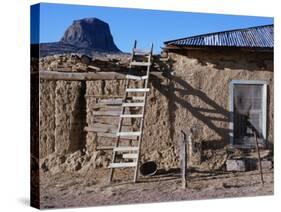 Cabezon Ghost Town, New Mexico, USA-null-Stretched Canvas