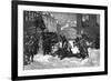 Cabhorse Slips on Ice-Erik Henningsen-Framed Premium Giclee Print