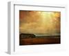 Cabin alongside River in Copper Field-Jan Lakey-Framed Photographic Print