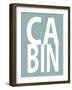 Cabin Aqua-Jamie MacDowell-Framed Art Print