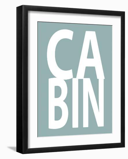 Cabin Aqua-Jamie MacDowell-Framed Art Print