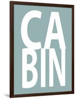 Cabin Aqua-Jamie MacDowell-Framed Art Print