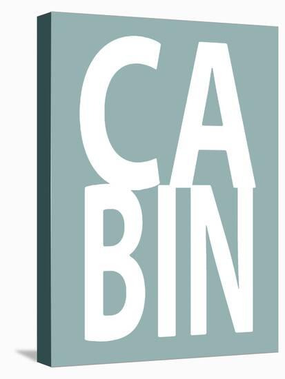 Cabin Aqua-Jamie MacDowell-Stretched Canvas