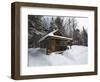 Cabin at the AMC's Little Lyford Pond Camps, Northern Forest, Maine, USA-Jerry & Marcy Monkman-Framed Photographic Print