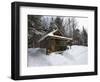 Cabin at the AMC's Little Lyford Pond Camps, Northern Forest, Maine, USA-Jerry & Marcy Monkman-Framed Photographic Print