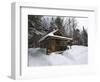 Cabin at the AMC's Little Lyford Pond Camps, Northern Forest, Maine, USA-Jerry & Marcy Monkman-Framed Photographic Print