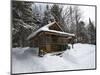 Cabin at the AMC's Little Lyford Pond Camps, Northern Forest, Maine, USA-Jerry & Marcy Monkman-Mounted Photographic Print