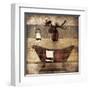 Cabin Bath-Jace Grey-Framed Art Print