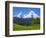 Cabin Below Watzmann Mountain in Bavarian Alps-Walter Geiersperger-Framed Photographic Print