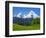 Cabin Below Watzmann Mountain in Bavarian Alps-Walter Geiersperger-Framed Photographic Print