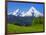 Cabin Below Watzmann Mountain in Bavarian Alps-Walter Geiersperger-Framed Photographic Print