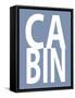 Cabin Blue-Jamie MacDowell-Framed Stretched Canvas