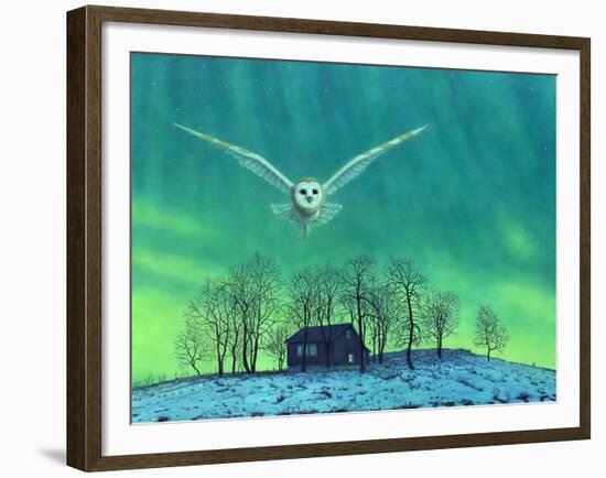 Cabin Comfort-James W. Johnson-Framed Giclee Print