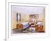 Cabin-De-Luxe Aboard the RMS Georgic-null-Framed Giclee Print