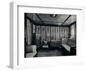 'Cabin-De-Luxe on the North German Lloyd SS. Kronprinzessin Cecilie', c1907-Unknown-Framed Photographic Print