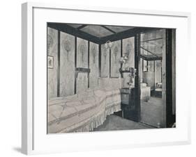 'Cabin-De-Luxe on the North German Lloyd SS. Kronprinzessin Cecilie', c1907-Unknown-Framed Giclee Print