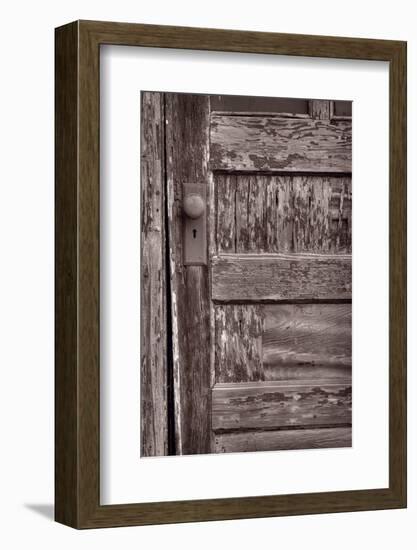 Cabin Door BW-Steve Gadomski-Framed Photographic Print