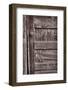 Cabin Door BW-Steve Gadomski-Framed Photographic Print