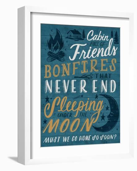 Cabin Full of Friends-Ashley Santoro-Framed Giclee Print