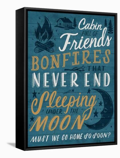 Cabin Full of Friends-Ashley Santoro-Framed Stretched Canvas