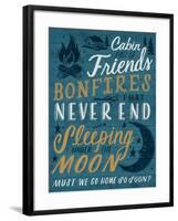 Cabin Full of Friends-Ashley Santoro-Framed Giclee Print