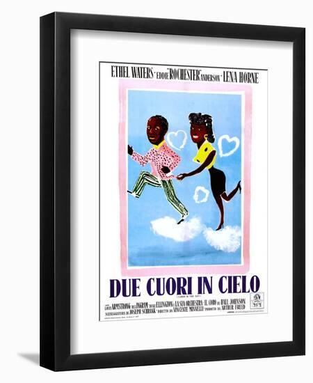 Cabin in the Sky, (aka Due Cuori in Cielo), Italian Poster Art, 1943-null-Framed Art Print