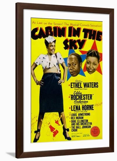 Cabin In The Sky, Lena Horne, Eddie 'Rochester' Anderson, Ethel Waters, 1943-null-Framed Art Print