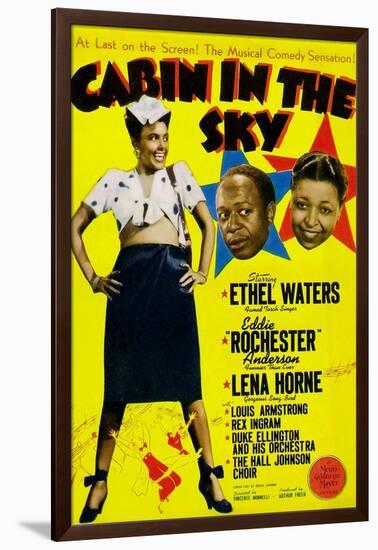 Cabin In The Sky, Lena Horne, Eddie 'Rochester' Anderson, Ethel Waters, 1943-null-Framed Art Print