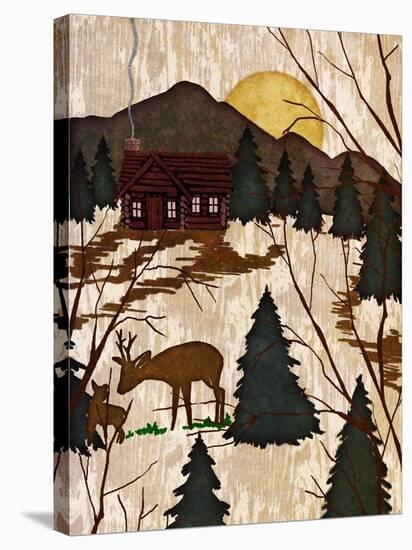 Cabin in the Woods II-Nicholas Biscardi-Stretched Canvas