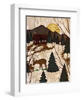 Cabin in the Woods II-Nicholas Biscardi-Framed Art Print