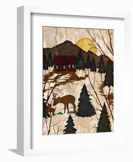 Cabin in the Woods II-Nicholas Biscardi-Framed Art Print