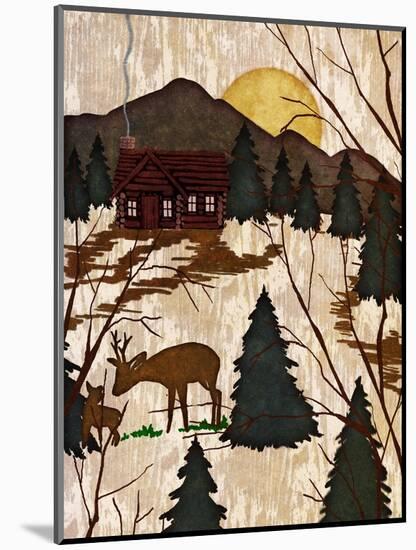 Cabin in the Woods II-Nicholas Biscardi-Mounted Art Print