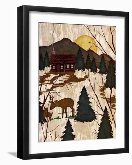 Cabin in the Woods II-Nicholas Biscardi-Framed Art Print