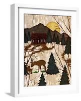 Cabin in the Woods II-Nicholas Biscardi-Framed Art Print