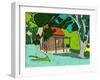 Cabin in the Woods-Ynon Mabat-Framed Art Print