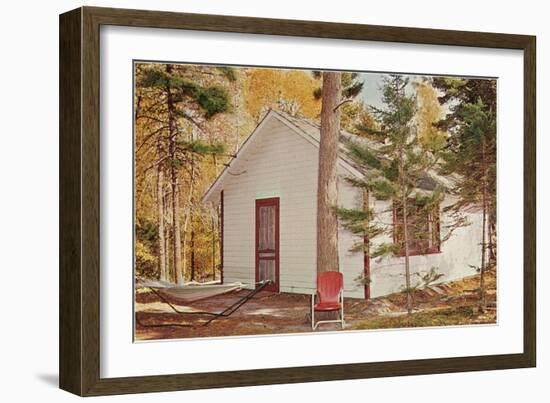 Cabin in the Woods-null-Framed Art Print