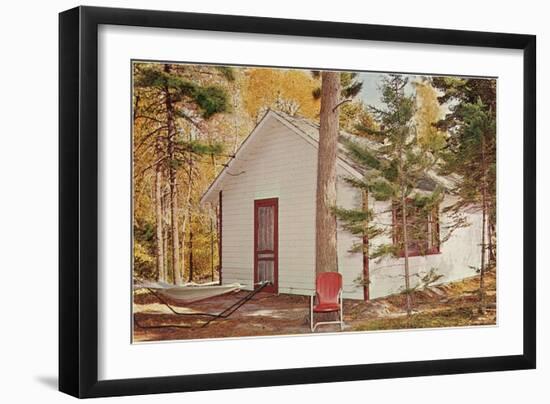 Cabin in the Woods-null-Framed Art Print