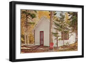 Cabin in the Woods-null-Framed Art Print