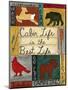 Cabin Life-Cheryl Bartley-Mounted Giclee Print