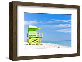 Cabin Miami Beach Florida-null-Framed Art Print