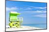 Cabin Miami Beach Florida-null-Mounted Art Print