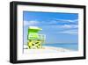 Cabin Miami Beach Florida-null-Framed Art Print